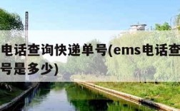 ems电话查询快递单号(ems电话查询快递单号是多少)