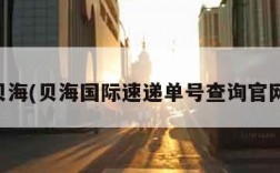 贝海(贝海国际速递单号查询官网)