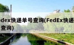 fedex快递单号查询(FedEx快递单号查询)