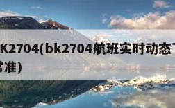 BK2704(bk2704航班实时动态飞常准)