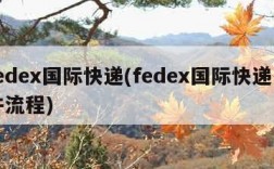 fedex国际快递(fedex国际快递寄件流程)