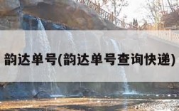 韵达单号(韵达单号查询快递)