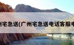 广州宅急送(广州宅急送电话客服电话)