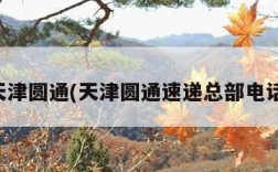 天津圆通(天津圆通速递总部电话)