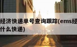 ems经济快递单号查询跟踪(ems经济快递是什么快递)