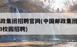 中国邮政集团招聘官网(中国邮政集团招聘官网2023校园招聘)