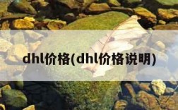 dhl价格(dhl价格说明)