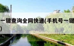 手机号一键查询全网快递(手机号一键查询全部快递)