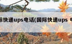 国际快递ups电话(国际快递ups 电话)