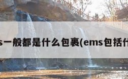 ems一般都是什么包裹(ems包括什么)