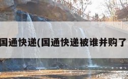 国通快递(国通快递被谁并购了)