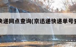 ems快递网点查询(京迅递快递单号查询官网)