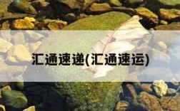 汇通速递(汇通速运)
