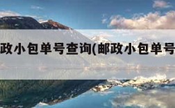 中国邮政小包单号查询(邮政小包单号号码查询)