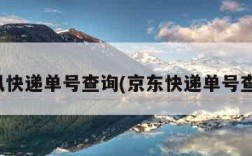 顺风快递单号查询(京东快递单号查询)
