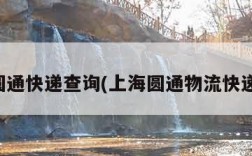 上海圆通快递查询(上海圆通物流快递查询)