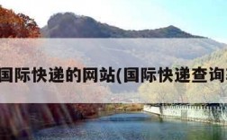查询国际快递的网站(国际快递查询软件)