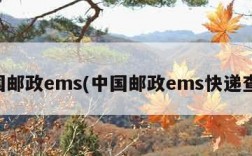 中国邮政ems(中国邮政ems快递查询)