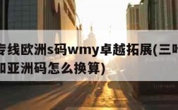 欧亚专线欧洲s码wmy卓越拓展(三叶草欧洲码和亚洲码怎么换算)