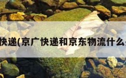 京广快递(京广快递和京东物流什么关系)