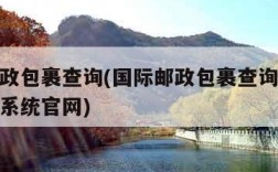 国际邮政包裹查询(国际邮政包裹查询单号跟踪查询系统官网)