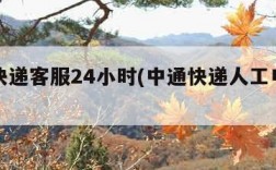 邮政快递客服24小时(中通快递人工电话号码)