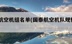 国泰航空机组名单(国泰航空机队规模2020)