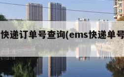 ems快递订单号查询(ems快递单号査洵)