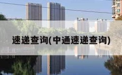 速递查询(中通速递查询)