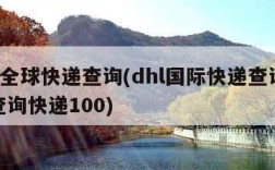 dhl全球快递查询(dhl国际快递查询跟踪查询快递100)