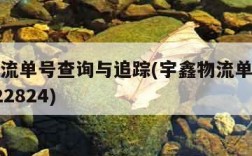 宇鑫物流单号查询与追踪(宇鑫物流单号查询跟踪122824)
