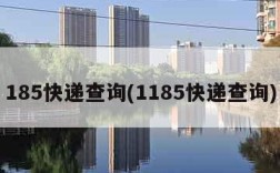 185快递查询(1185快递查询)