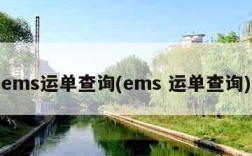 ems运单查询(ems 运单查询)